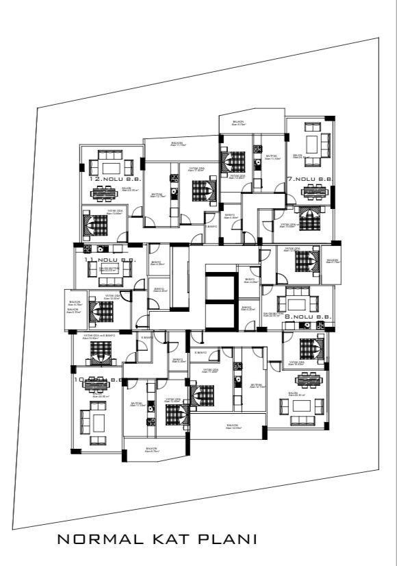 BALIKESİR EDREMİT CUMHURİYET MAHALLESİNDE SATILIK 1+1 DAİRE ( EİDS NO : 1001423)