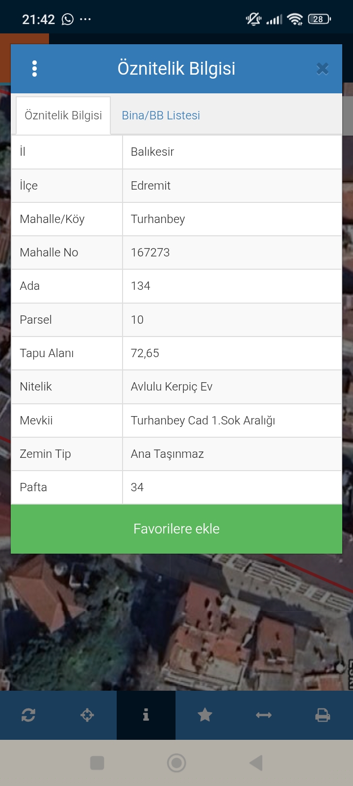 BALIKESİR EDREMİT TURHAN BEY mahallesinde