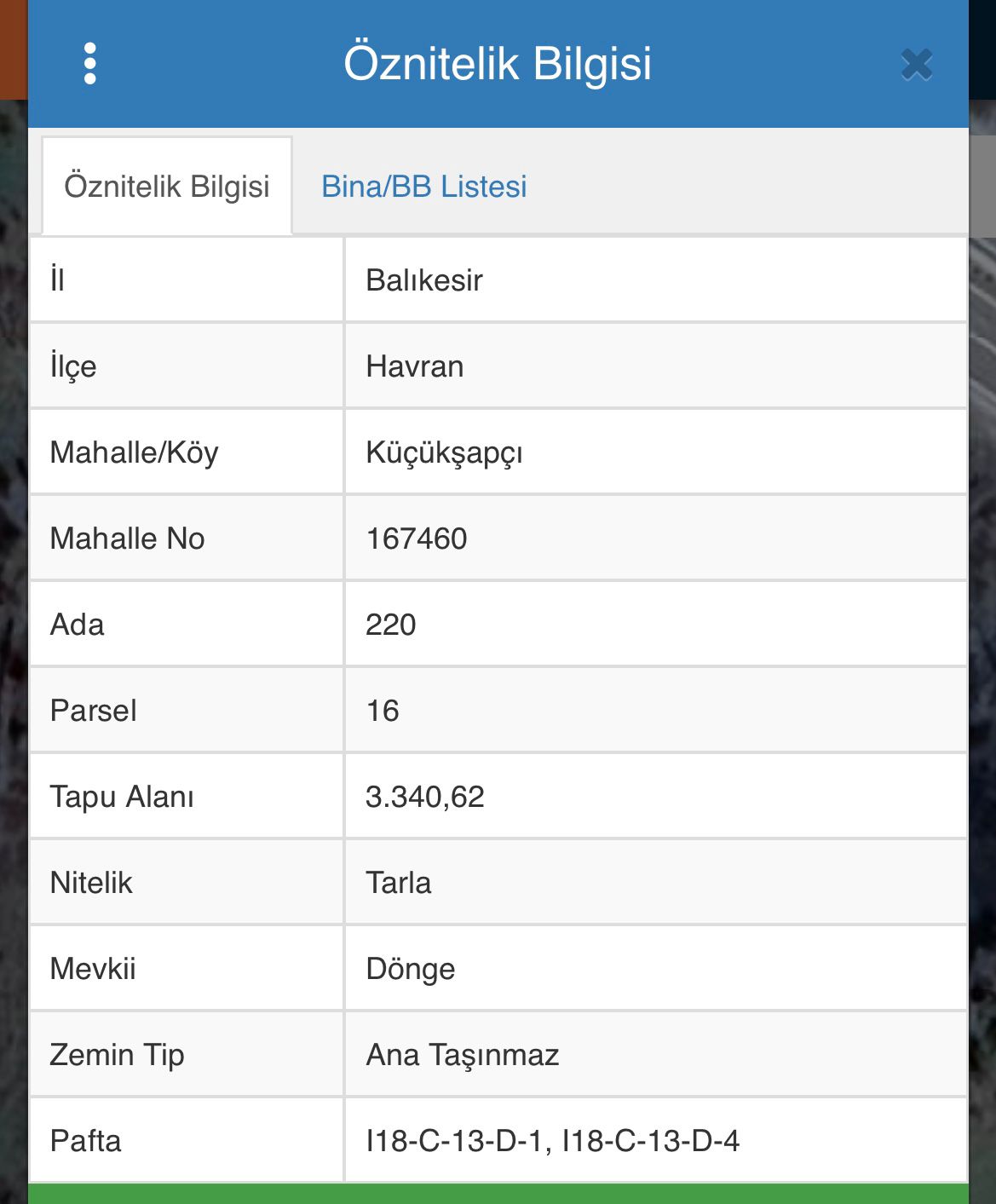 KÜÇÜKŞAPÇIDA SATILIK 3.3 DÖNÜM TARLA