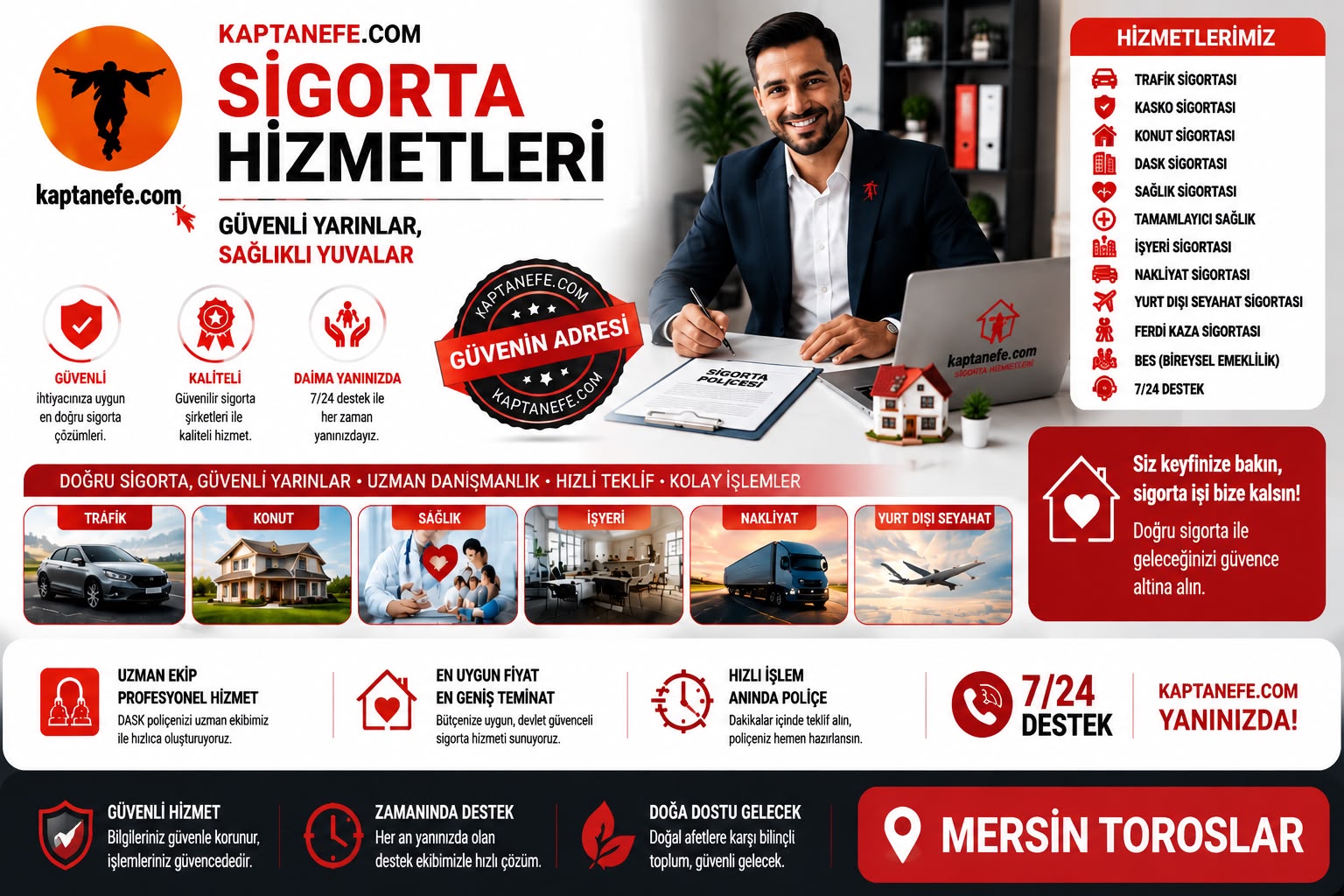 MERSİN TOROSLAR GENOM SİGORTA HİZMETİMİZ